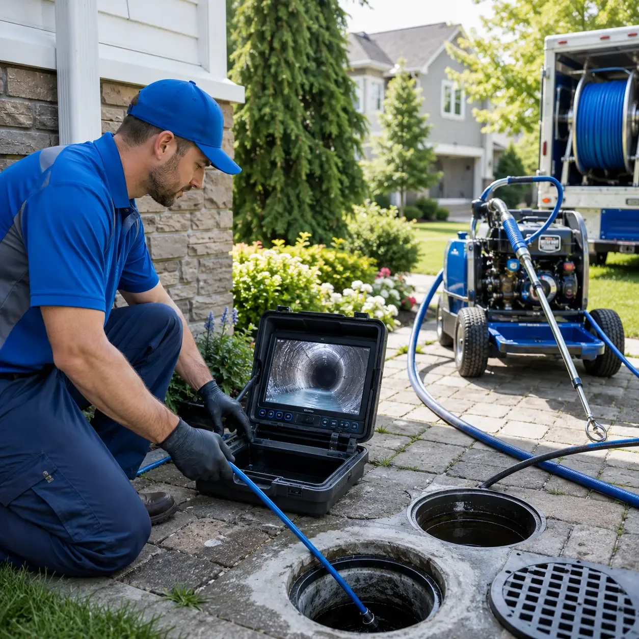 Outdoor drain cleaning professionals serving Berlin, NY